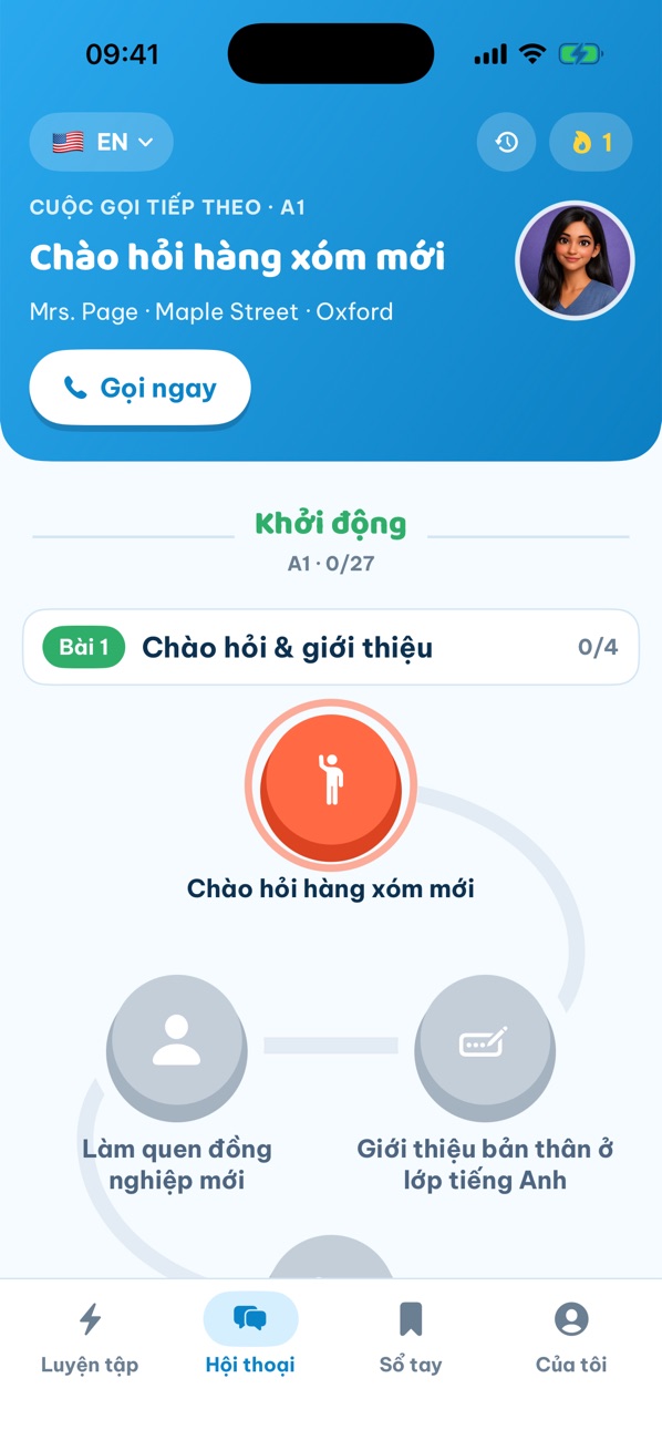 Chọn cuộc gọi